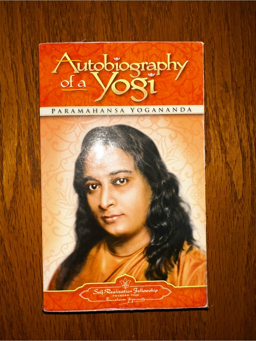 Autobiography of a Yogi — Orange & Cream Paperback